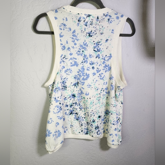 FP Movement x HATCH Love Floral Printed Tank Top Cornflower Blue Size XS - Picture 9 of 10